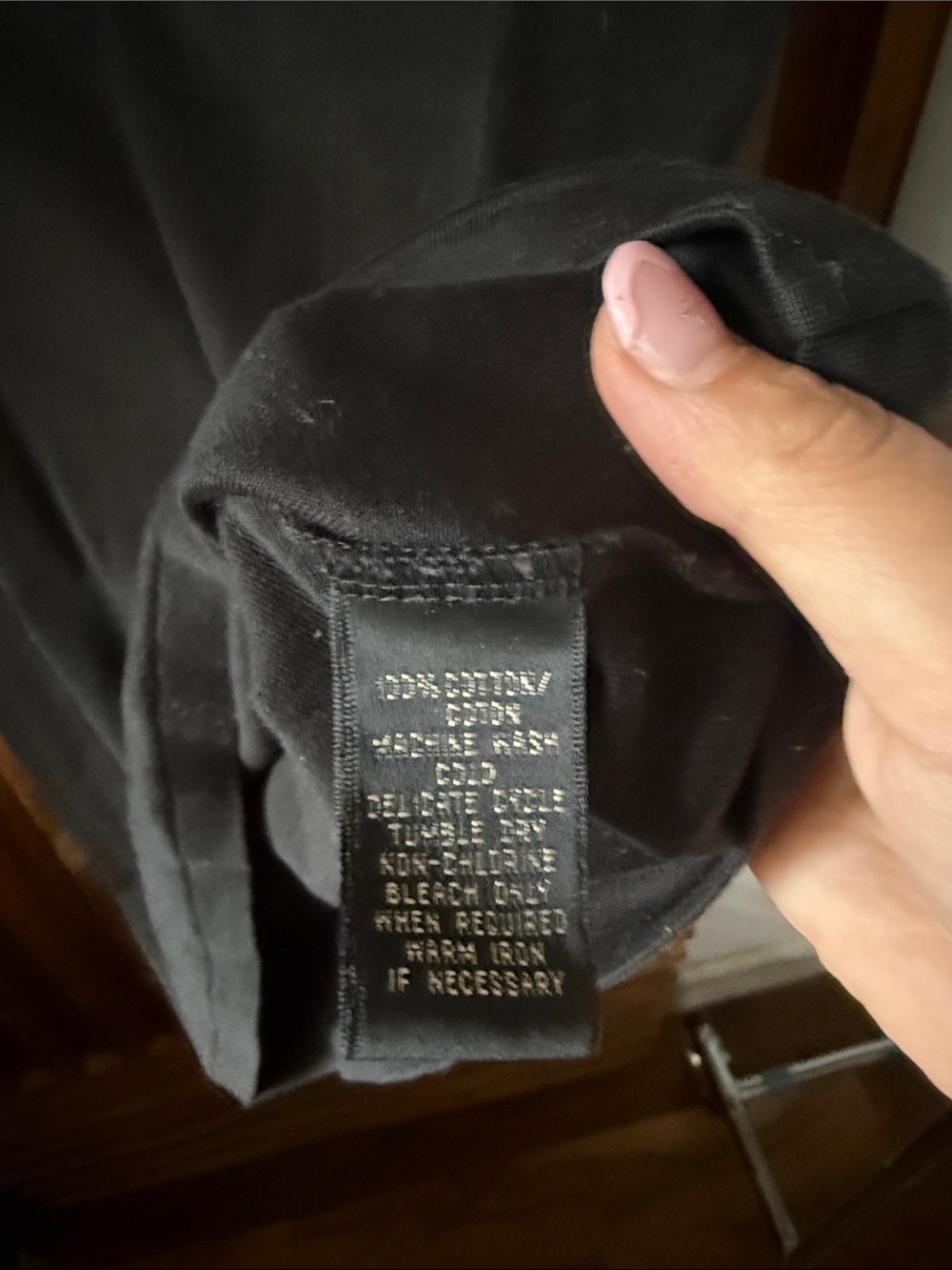 Ralph Lauren Black Label Slim Fit Crewneck Tee Shirt 100% cotton Large - Picture 6 of 9